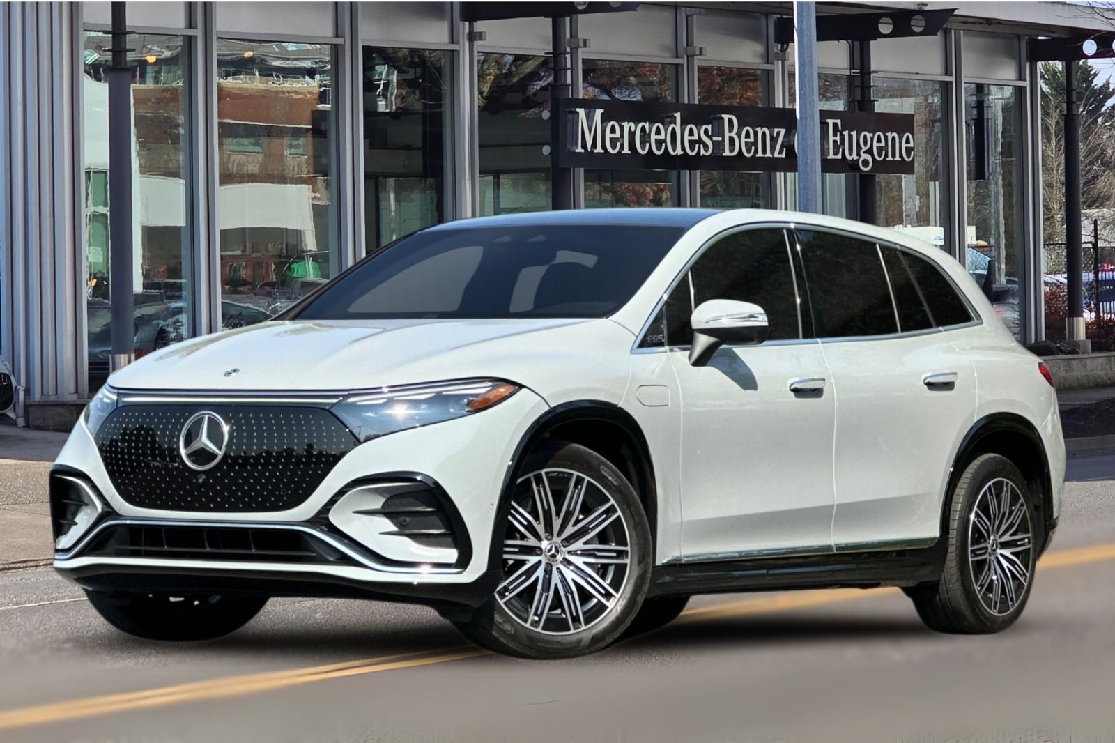 Certified 2023 Mercedes-Benz EQS SUV Base with VIN 4JGDM4EB8PA021783 for sale in Eugene, OR