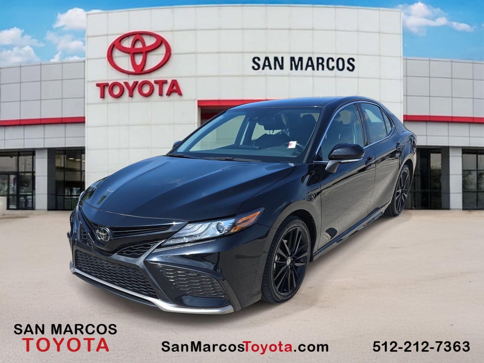 Midnight Black Metallic 2024 Toyota Camry Sedan Front-Wheel Drive 8-Speed Automatic