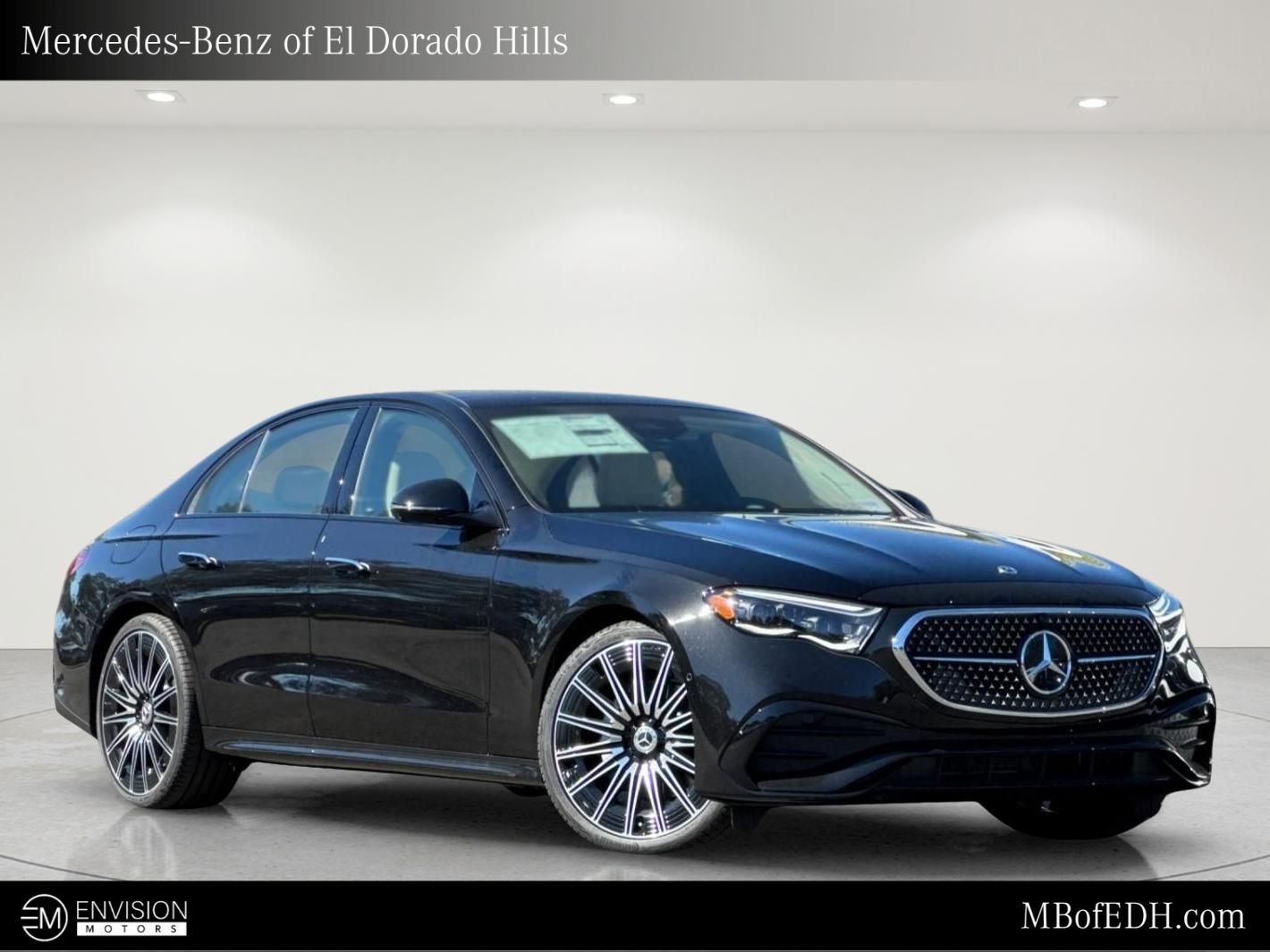 Black (Obsidian) 2026 Mercedes-Benz E-Class Sedan All-Wheel Drive 9-Speed Automatic