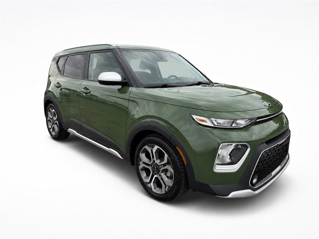 Undercover Green 2021 Kia Soul SUV / Crossover Front-Wheel Drive Continuously Variable Transmission