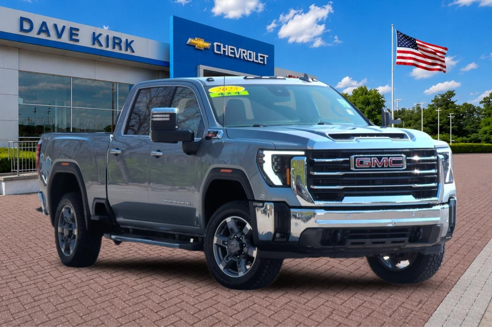 Sterling Metallic 2025 GMC Sierra 2500HD SLT Crew Cab 4WD Pickup Truck Four-Wheel Drive Automatic