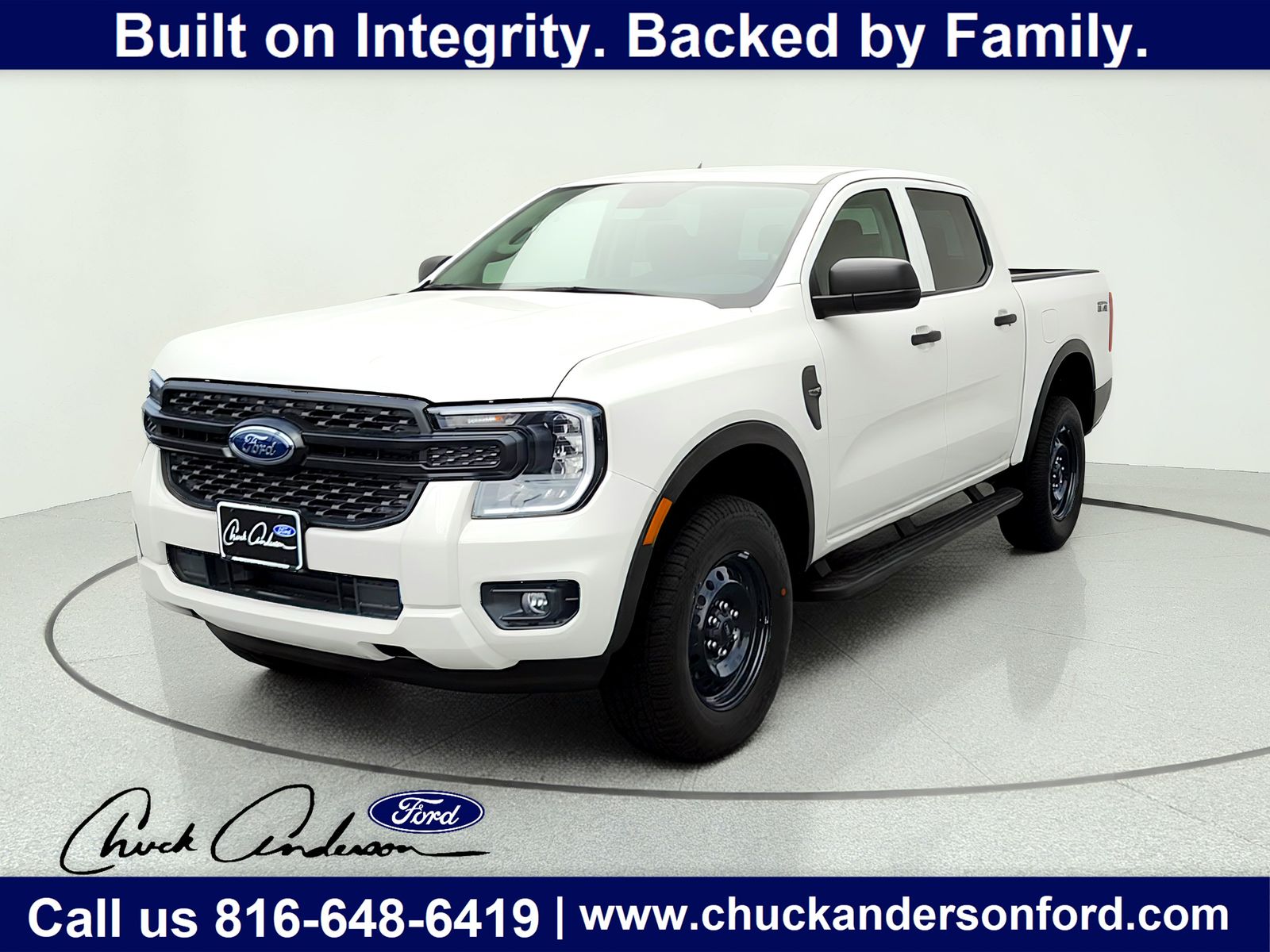 Oxford White 2026 Ford Ranger Pickup Truck Four-Wheel Drive Automatic