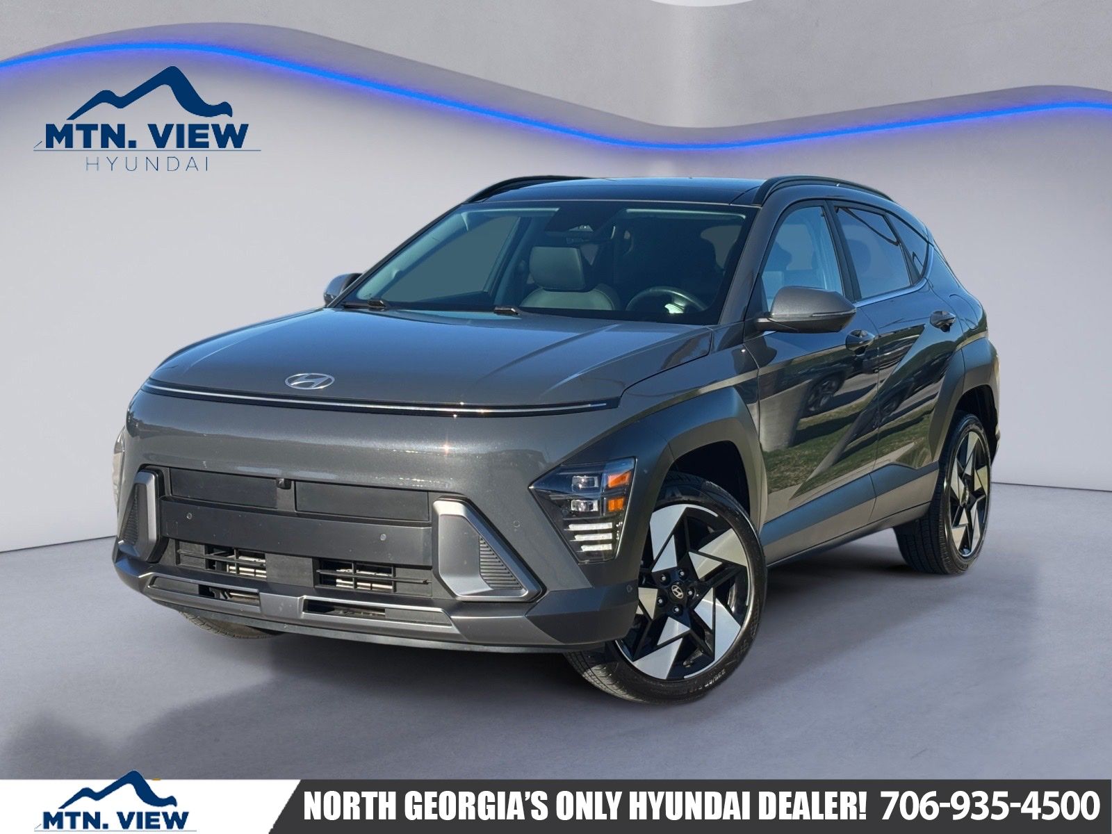 Ecotronic Gray Pearl 2024 Hyundai Kona SUV / Crossover All-Wheel Drive 8-Speed Automatic