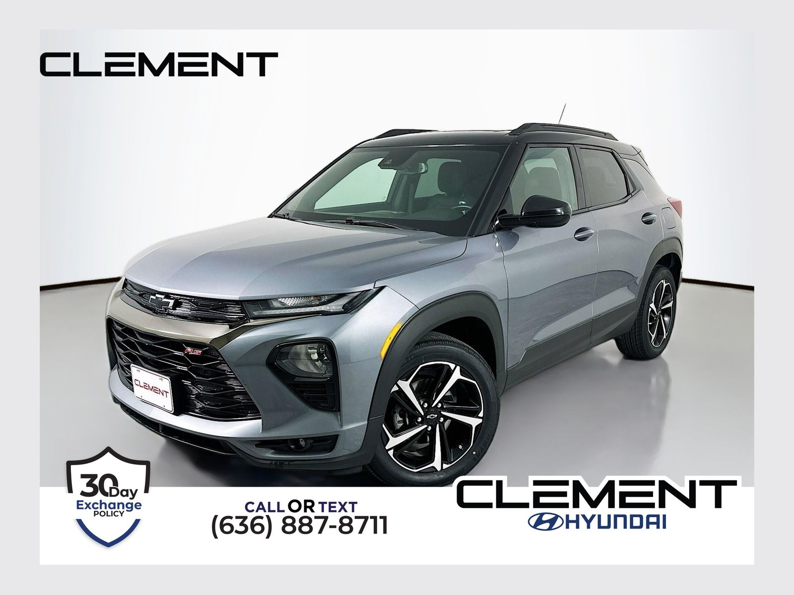 Gray (Satin Steel Metallic) 2022 Chevrolet Trailblazer SUV / Crossover Four-Wheel Drive 9-Speed Automatic