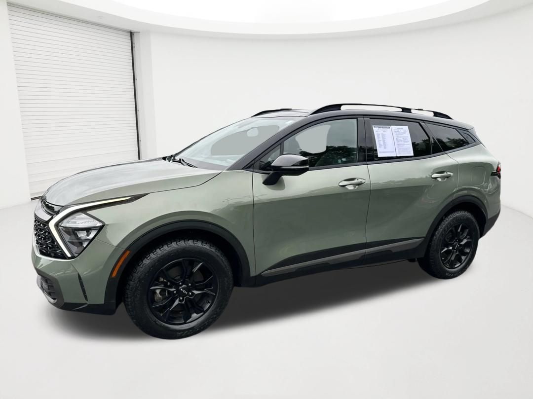 Jungle Green/Ebony Black Roof 2023 Kia Sportage SUV / Crossover All-Wheel Drive 8-Speed Automatic