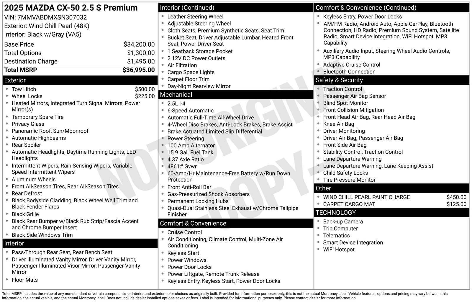 Used Car 2025 Mazda Cx-50  Utility 2.5 S Premium Package All Wheel Drive For Sale Under $35,000 In Austin, Texas