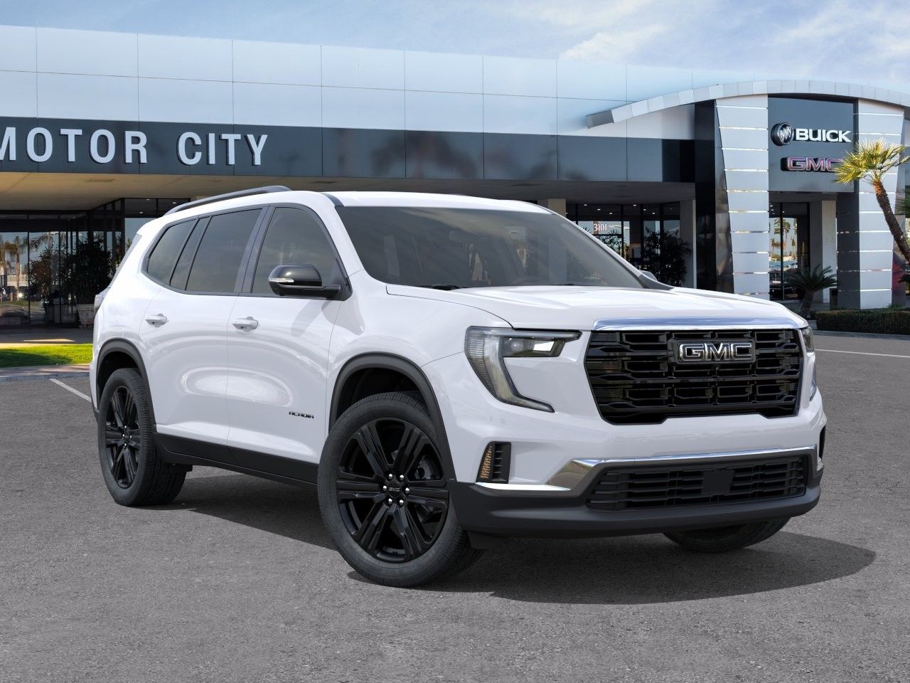Summit White 2026 GMC Acadia Elevation FWD SUV / Crossover Front-Wheel Drive 8-Speed Automatic