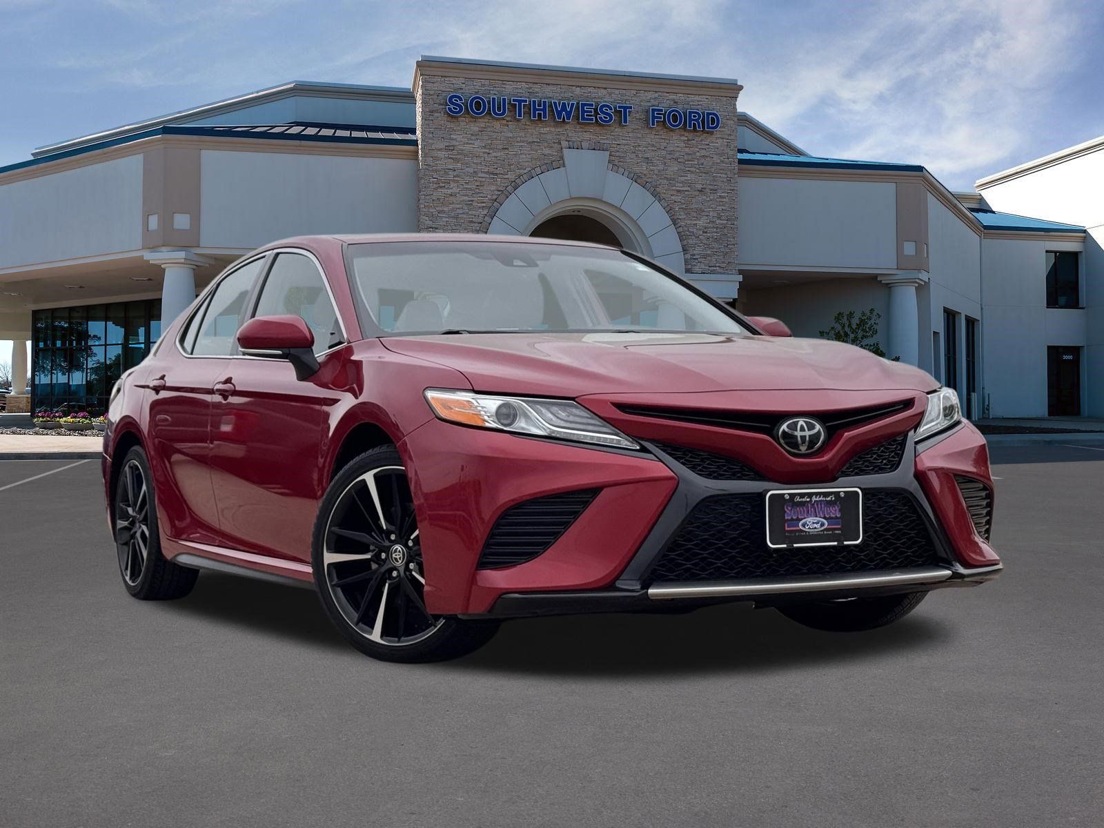 Supersonic Red 2020 Toyota Camry XSE FWD Sedan Front-Wheel Drive 8-Speed Automatic
