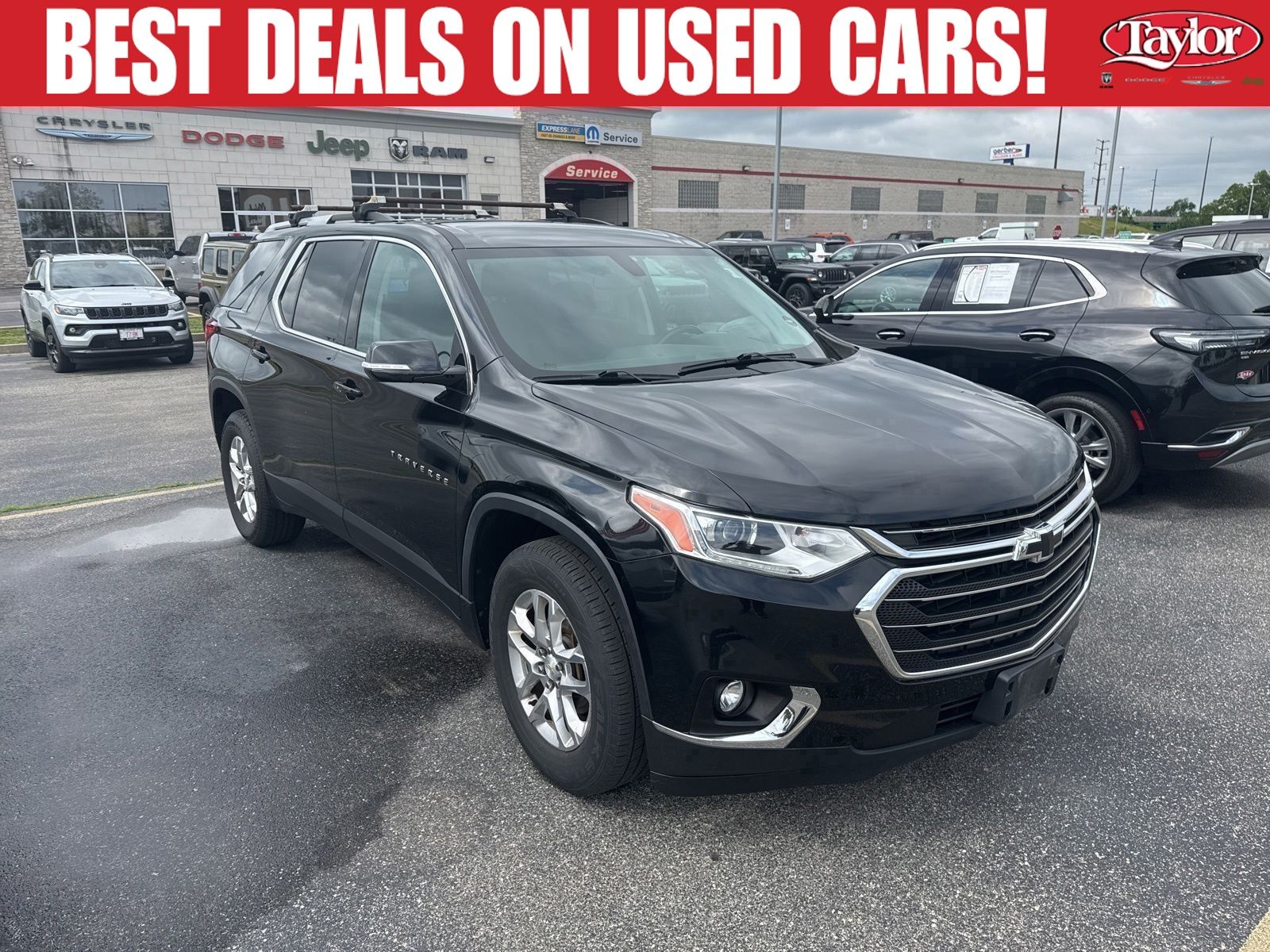Mosaic Black Metallic 2018 Chevrolet Traverse LT Cloth AWD SUV / Crossover Four-Wheel Drive 9-Speed Automatic