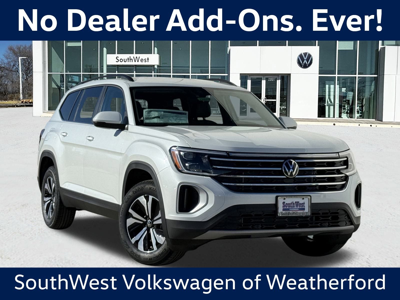 Opal White Pearl 2026 Volkswagen Atlas SE FWD SUV / Crossover Front-Wheel Drive 8-Speed Automatic
