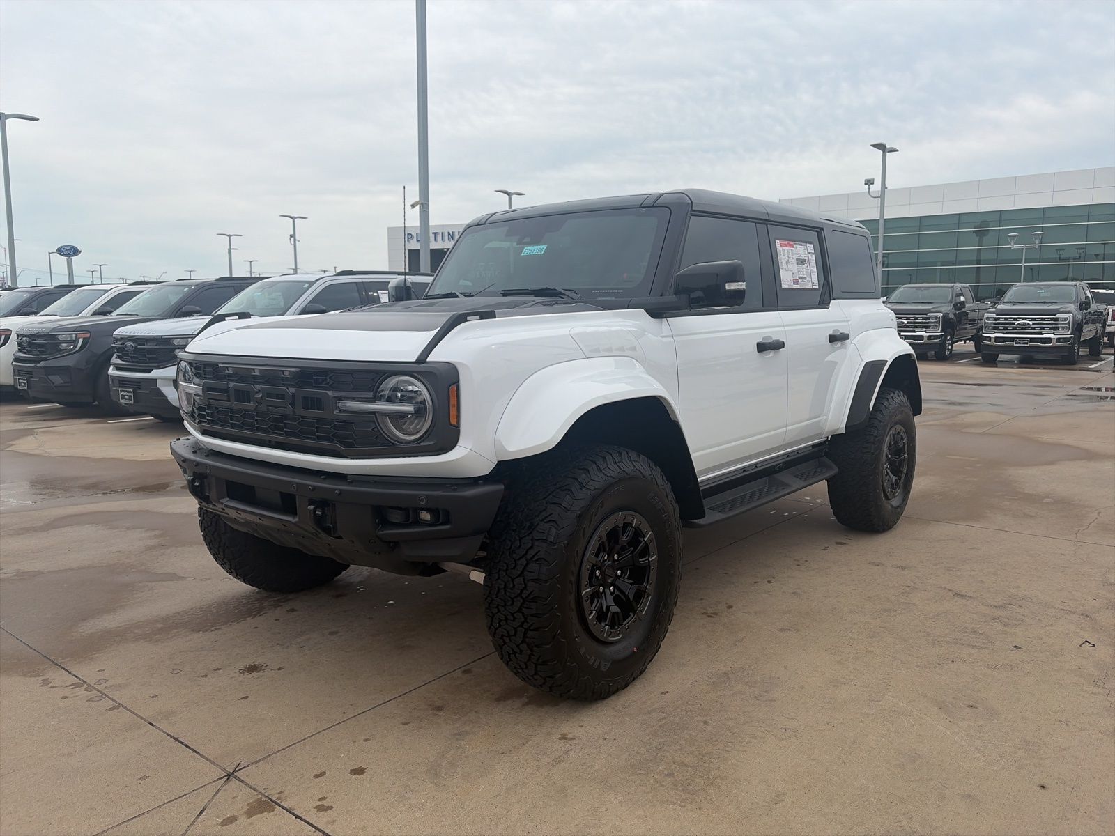 Oxford White 2025 Ford Bronco Raptor 4WD SUV / Crossover Four-Wheel Drive Automatic