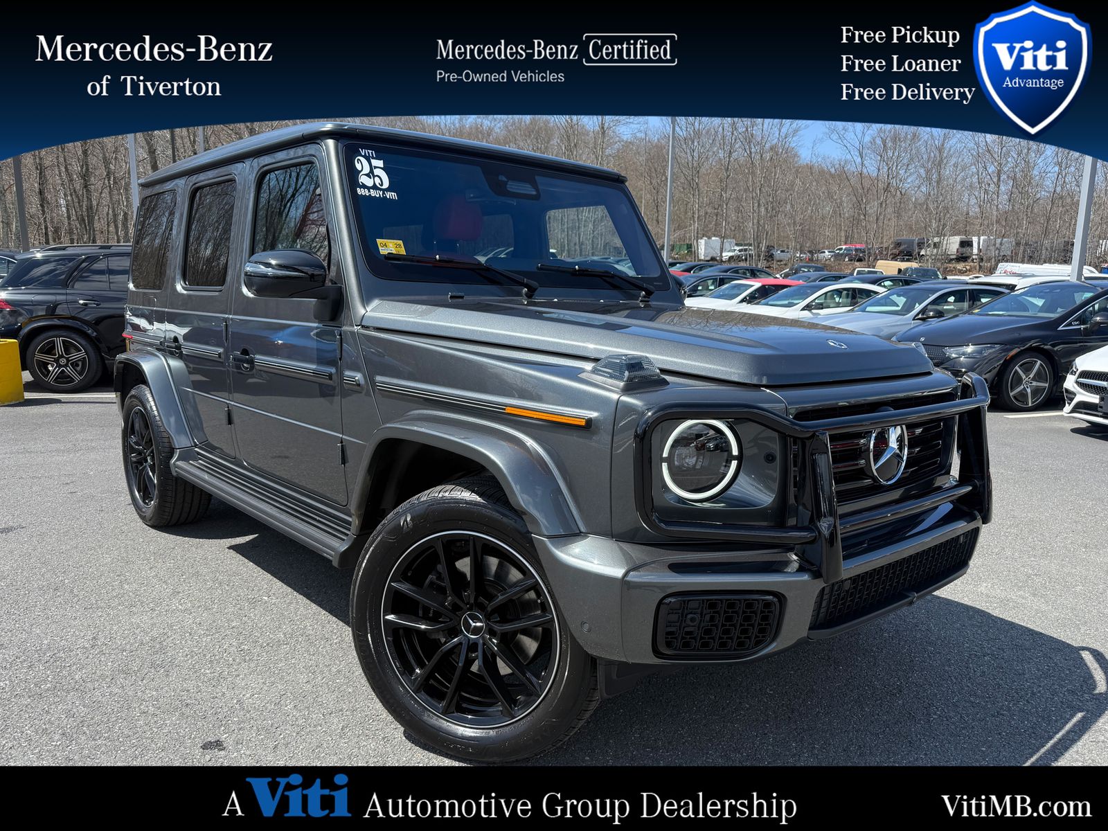 Gray (MANUFAKTUR Graphite Metallic) 2025 Mercedes-Benz G-Class G 550 4MATIC SUV / Crossover All-Wheel Drive 9-Speed Automatic