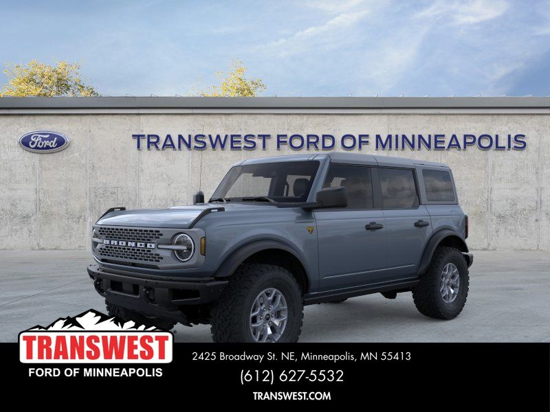 Blue (Azure Gray Metallic) 2025 Ford Bronco SUV / Crossover Four-Wheel Drive Automatic