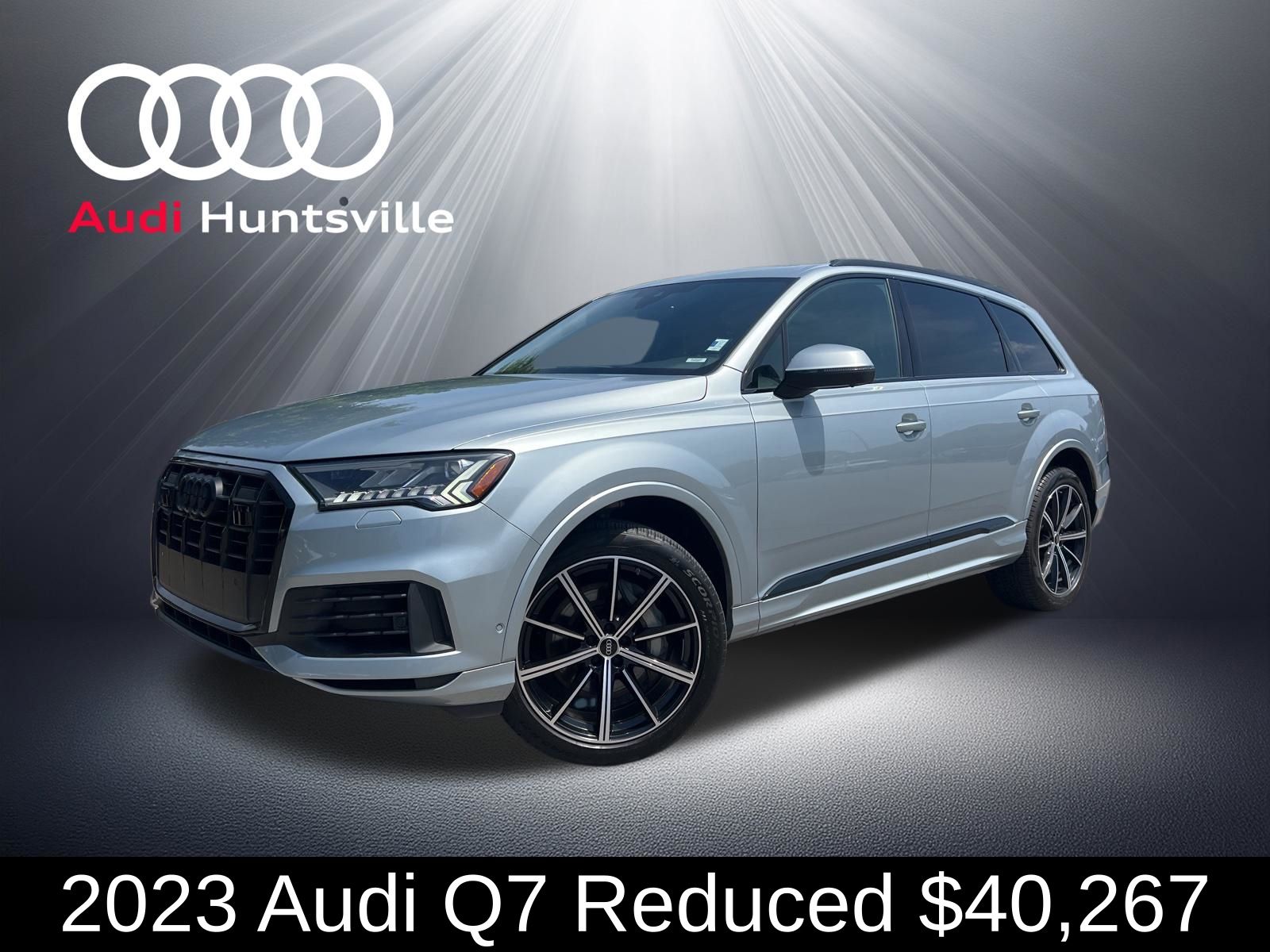 Satellite Silver Metallic 2023 Audi Q7 SUV / Crossover All-Wheel Drive 8-Speed Automatic