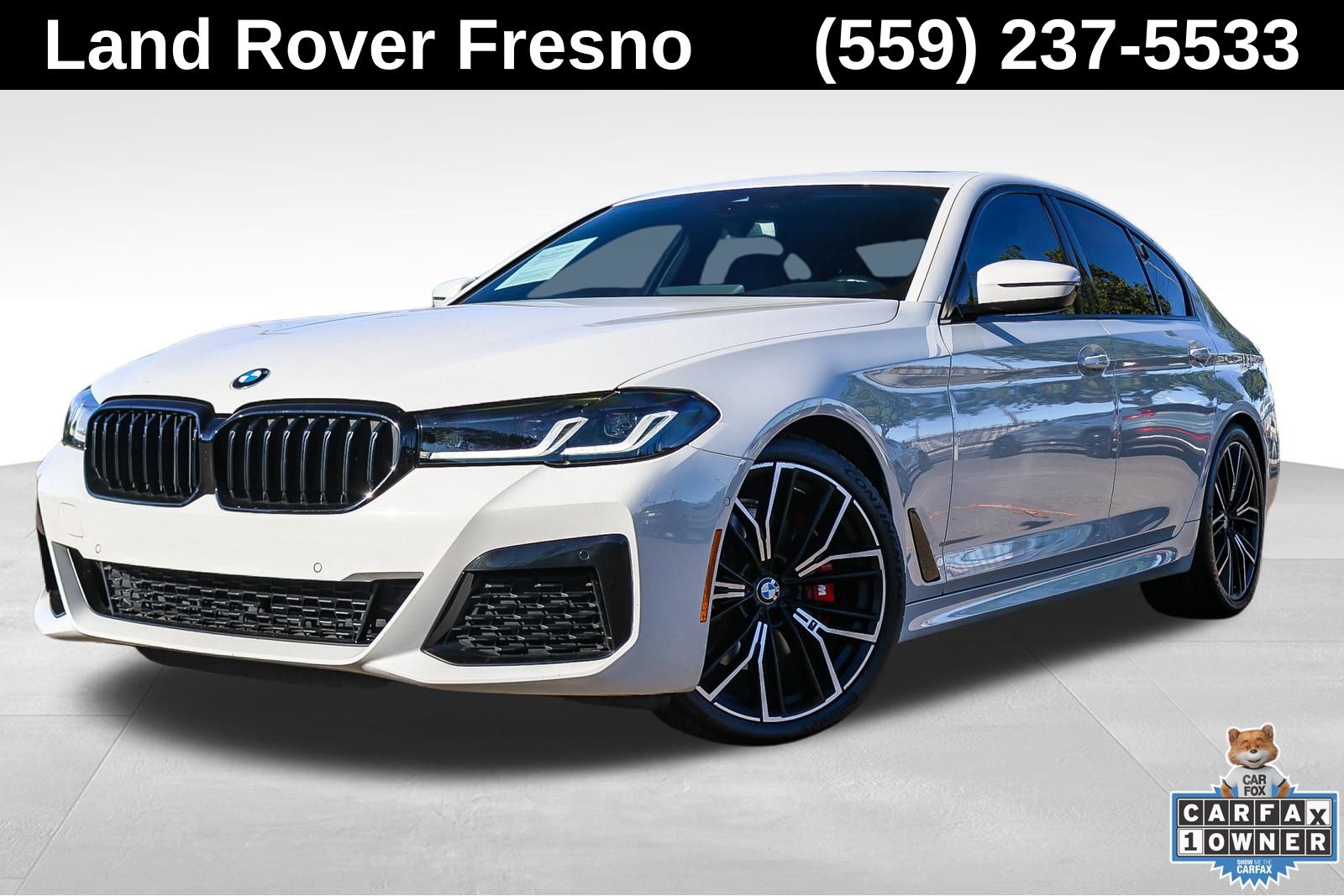 Alpine White 2023 BMW 5 Series 530i RWD Sedan Rear-Wheel Drive 8-Speed Automatic