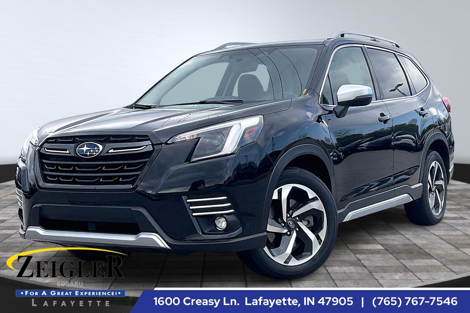 Crystal Black Silica 2023 Subaru Forester Touring Crossover AWD SUV / Crossover All-Wheel Drive Continuously Variable Transmission