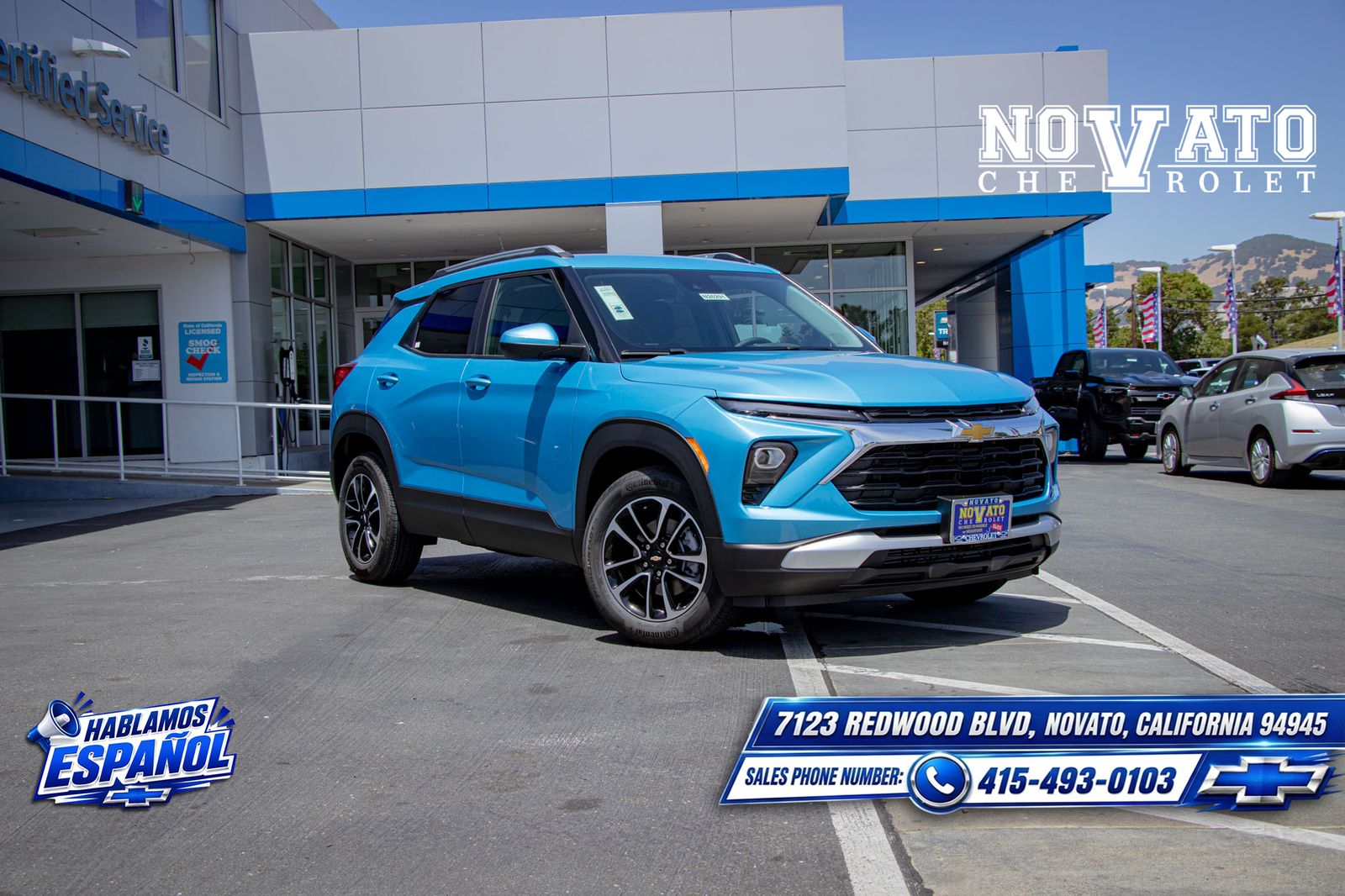Marina Blue Metallic 2026 Chevrolet Trailblazer SUV / Crossover Front-Wheel Drive Continuously Variable Transmission
