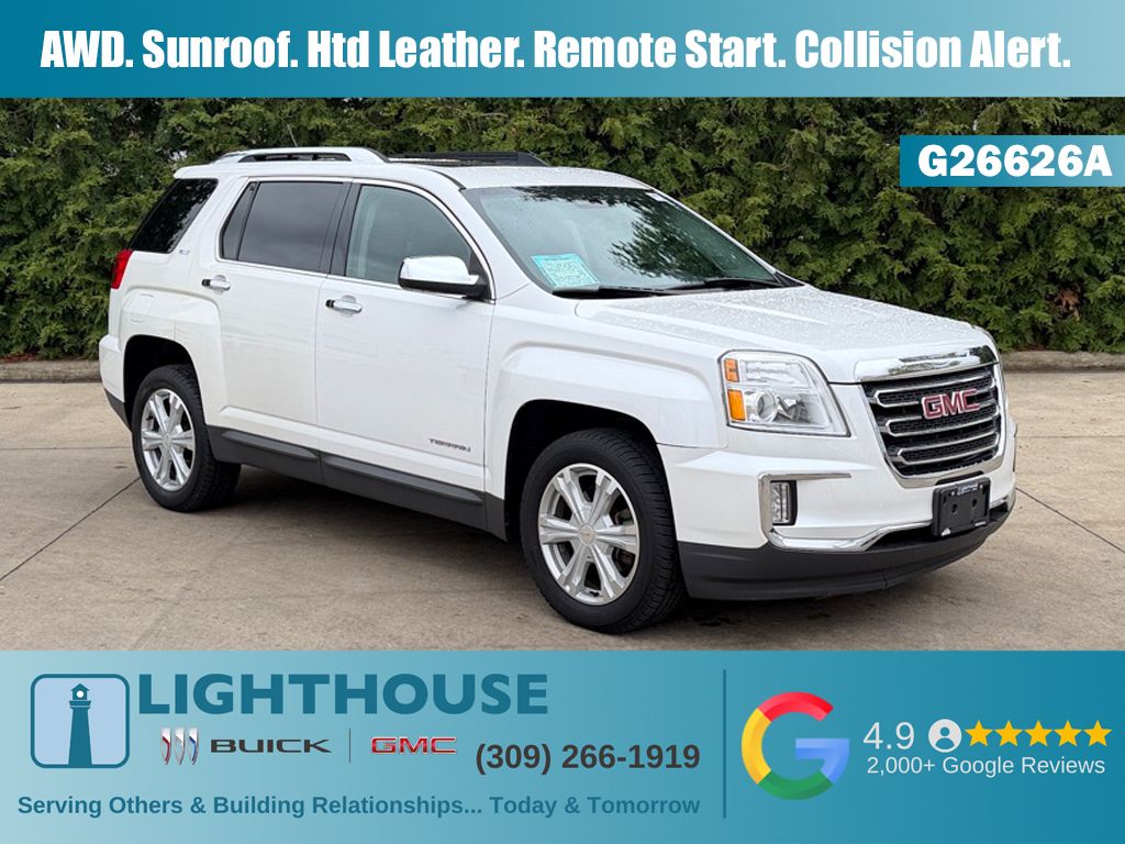 White Frost Tricoat 2017 GMC Terrain SLT AWD SUV / Crossover All-Wheel Drive 6-Speed Automatic
