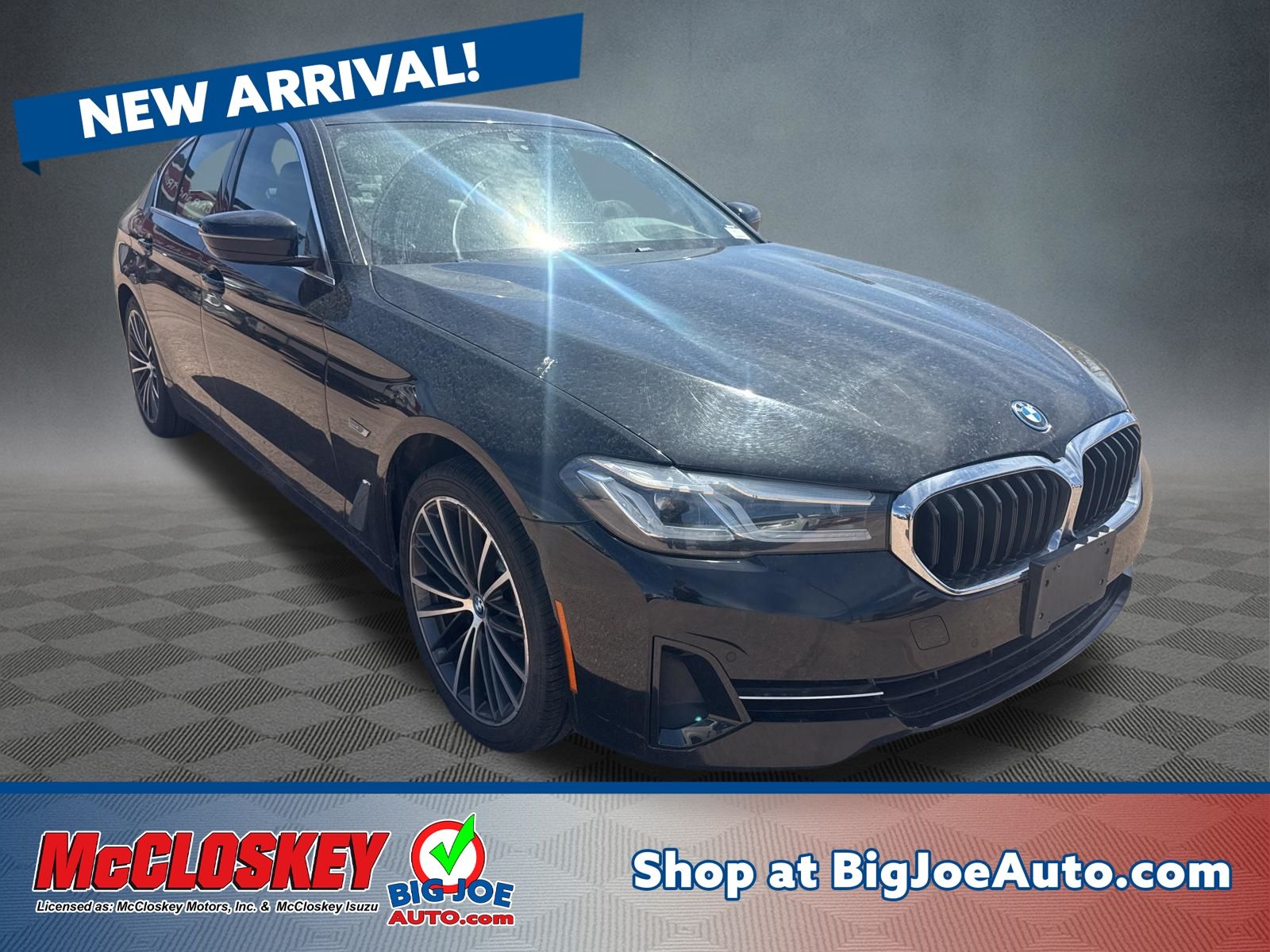 Jet Black 2023 BMW 5 Series 530e xDrive Hybrid Plug-in AWD Sedan All-Wheel Drive 8-Speed Automatic