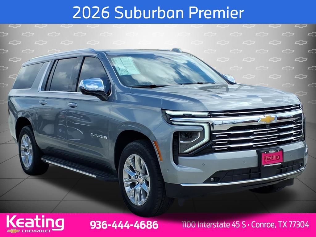 Sterling Gray Metallic 2026 Chevrolet Suburban SUV / Crossover Four-Wheel Drive