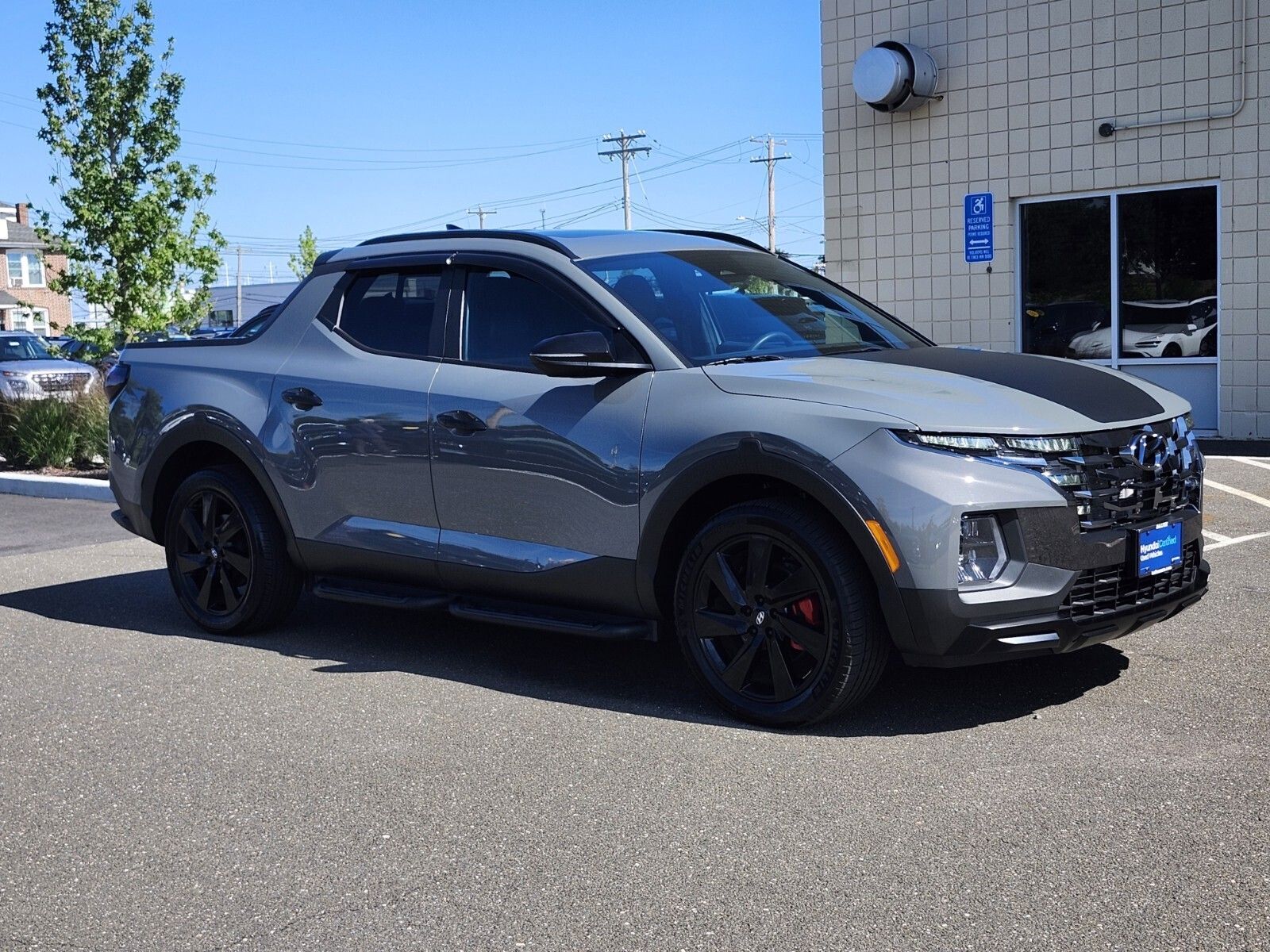 Hampton Gray 2024 Hyundai Santa Cruz Pickup Truck All-Wheel Drive Automatic
