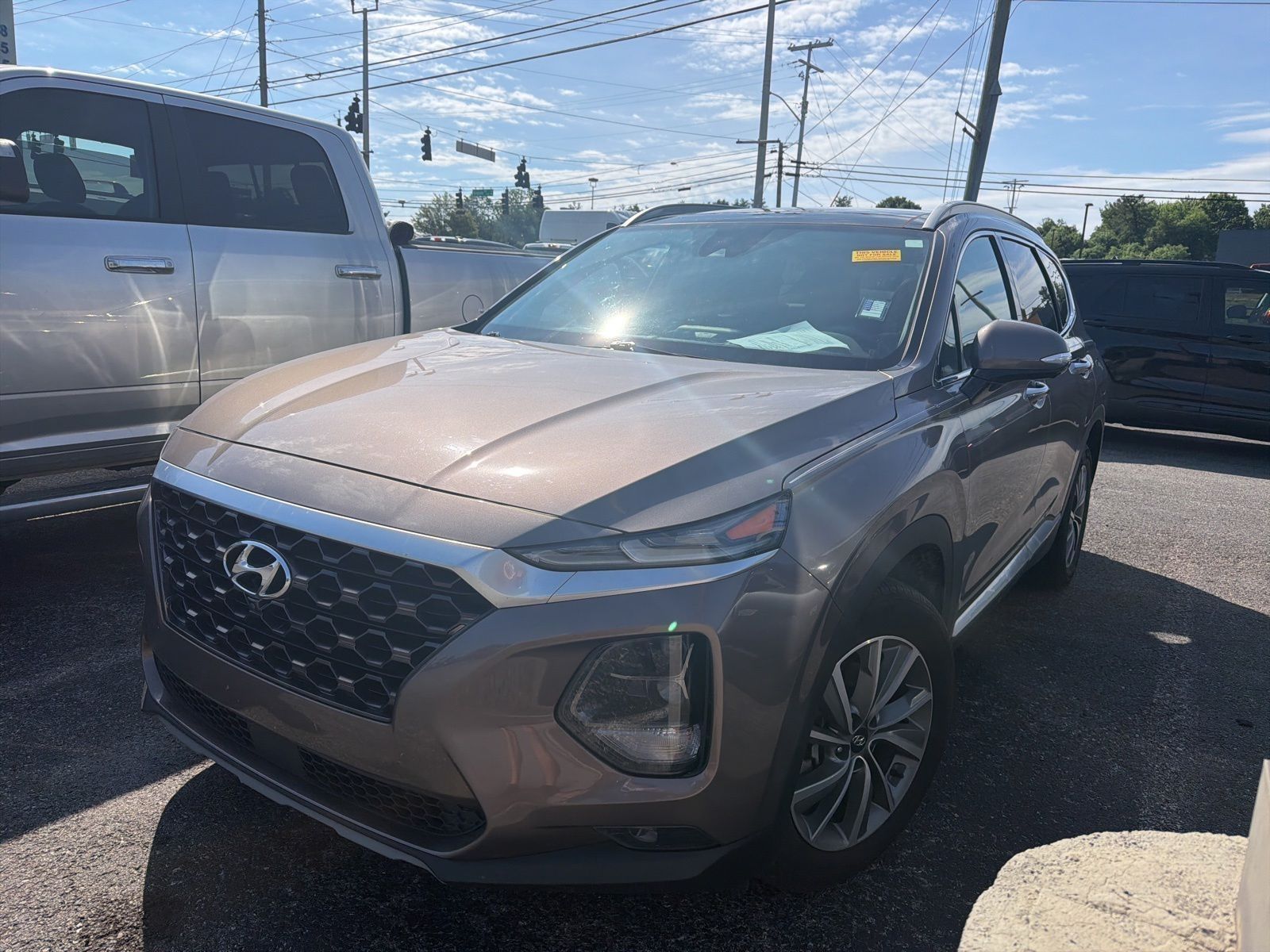 Bronze 2019 Hyundai Santa Fe 2.4L Ultimate FWD SUV / Crossover Front-Wheel Drive 8-Speed Automatic