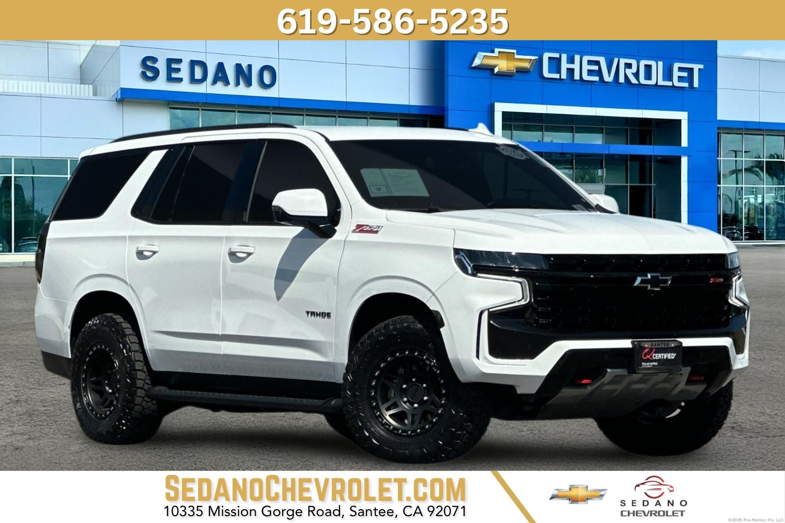 Summit White 2023 Chevrolet Tahoe SUV / Crossover Four-Wheel Drive 