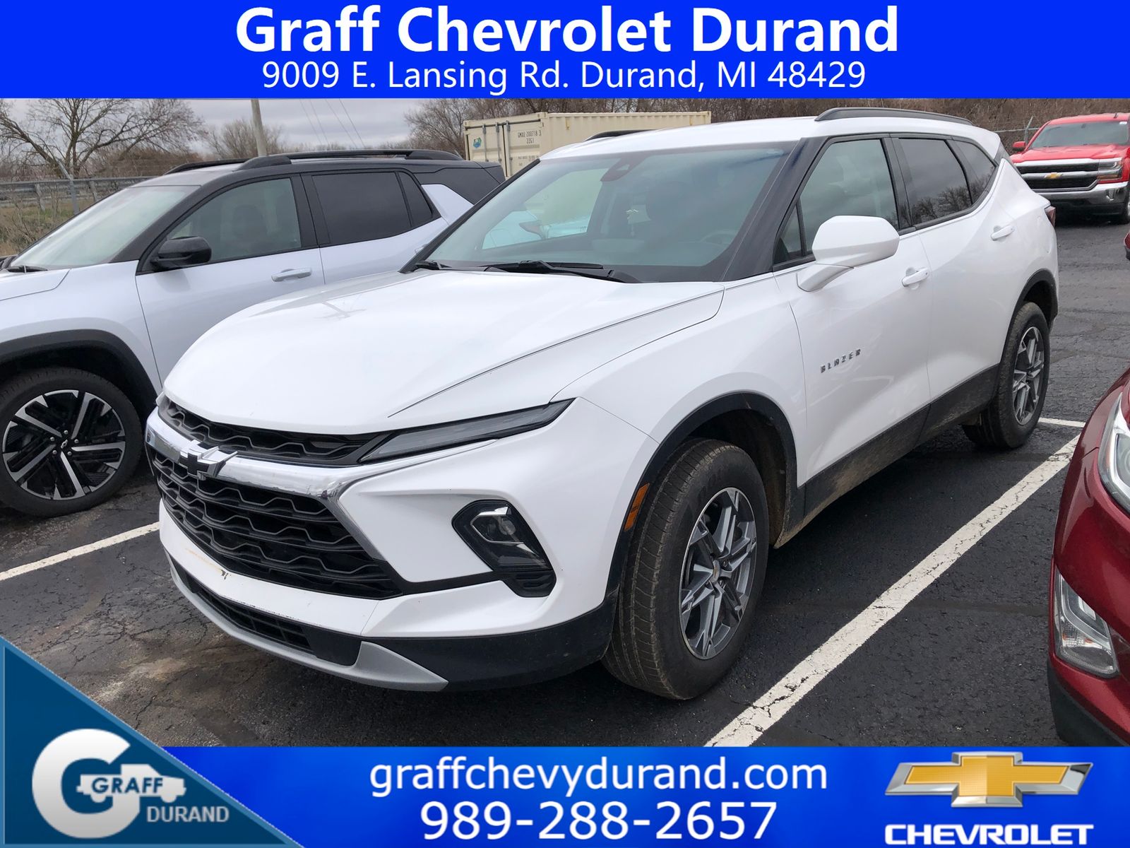 Summit White 2023 Chevrolet Blazer 2LT FWD SUV / Crossover Front-Wheel Drive 9-Speed Automatic Overdrive