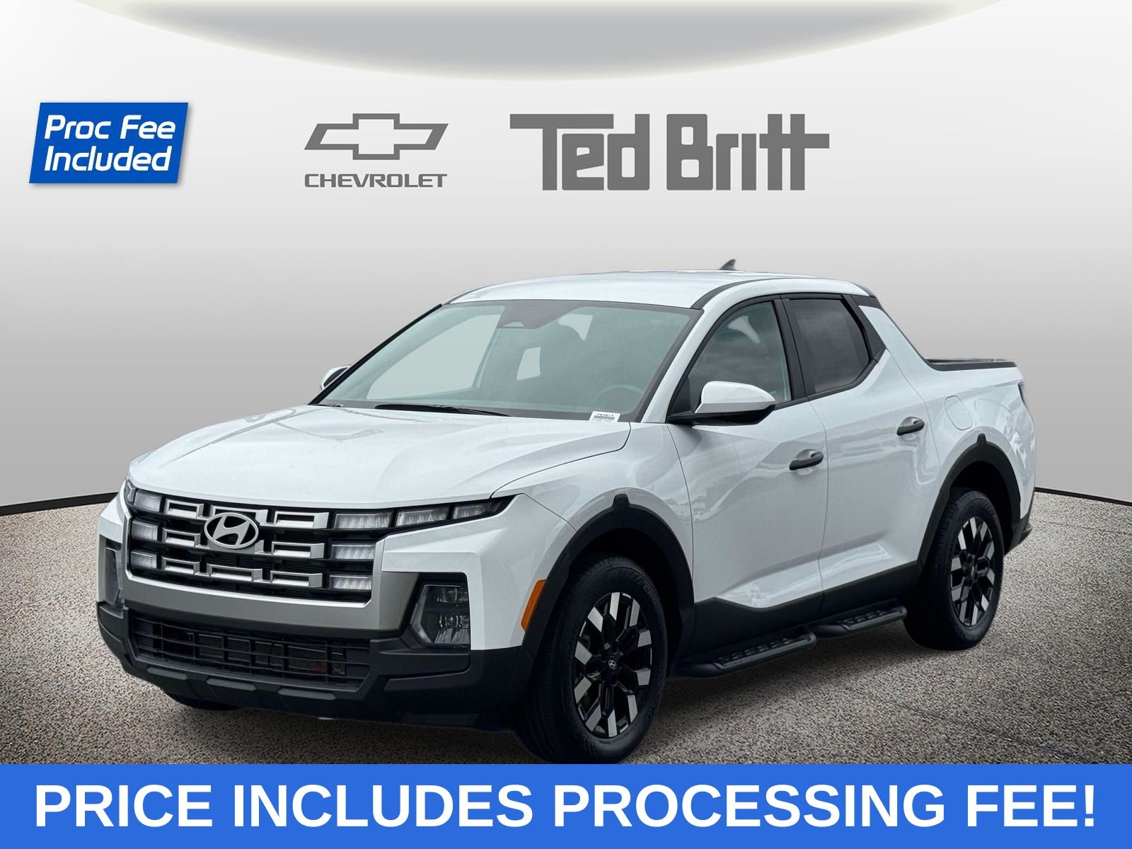 White 2025 Hyundai Santa Cruz Pickup Truck All-Wheel Drive 8-Speed Automatic