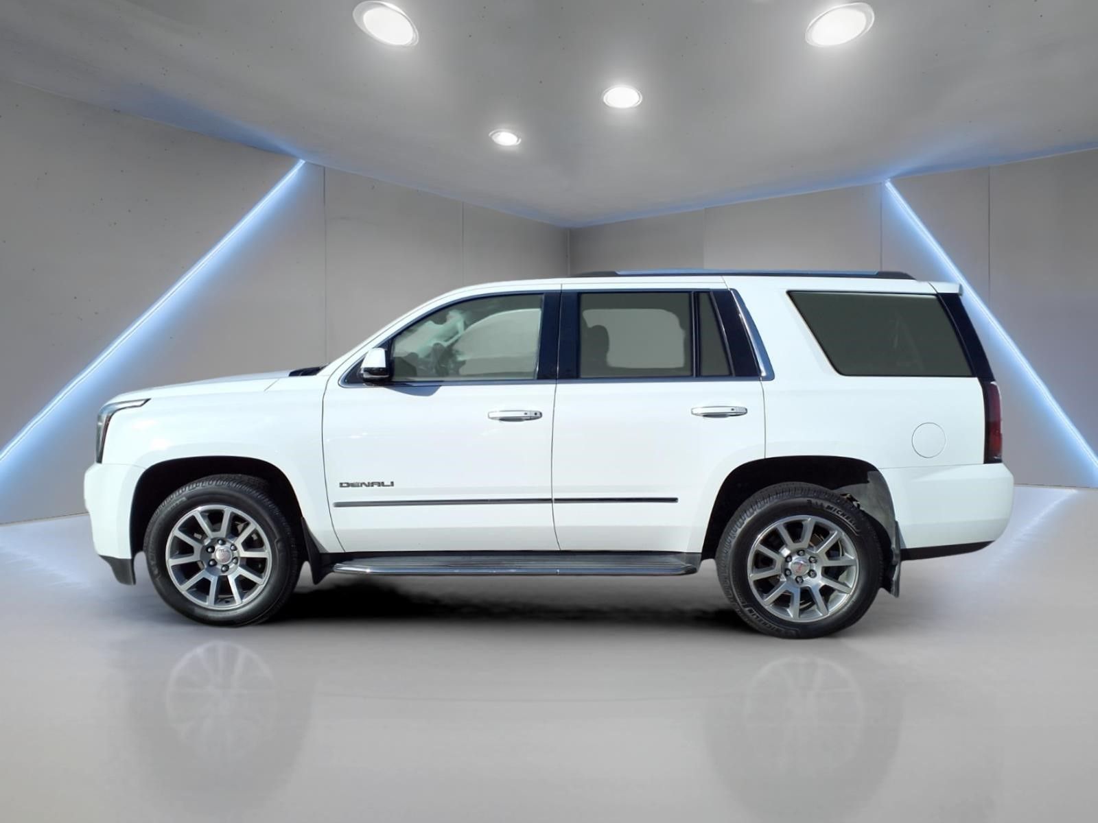 2018 GMC Yukon Denali White at DeMontrond Automotive Group