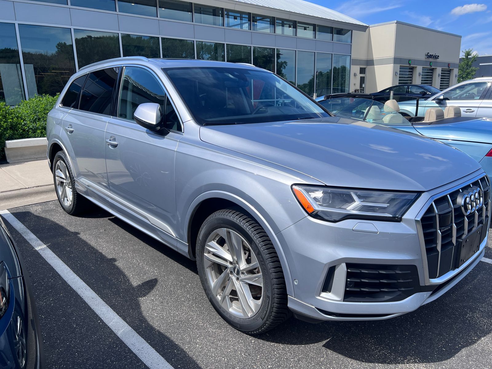 Florett Silver Metallic 2020 Audi Q7 SUV / Crossover All-Wheel Drive 8-Speed Automatic