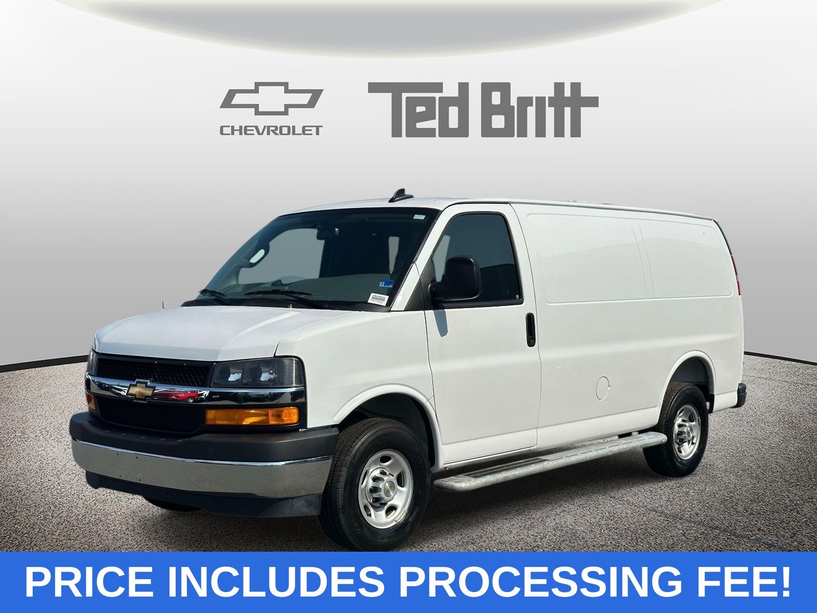 Summit White 2025 Chevrolet Express Cargo Van Rear-Wheel Drive 8-Speed Automatic Overdrive