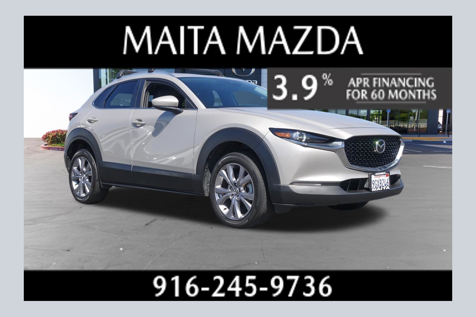 Gray (Platinum Quartz Metallic) 2023 Mazda CX-30 SUV / Crossover All-Wheel Drive 6-Speed Automatic