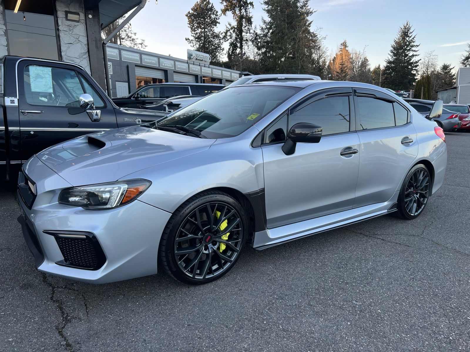 Ice Silver Metallic 2018 Subaru WRX STI Sedan All-Wheel Drive 6-Speed Manual