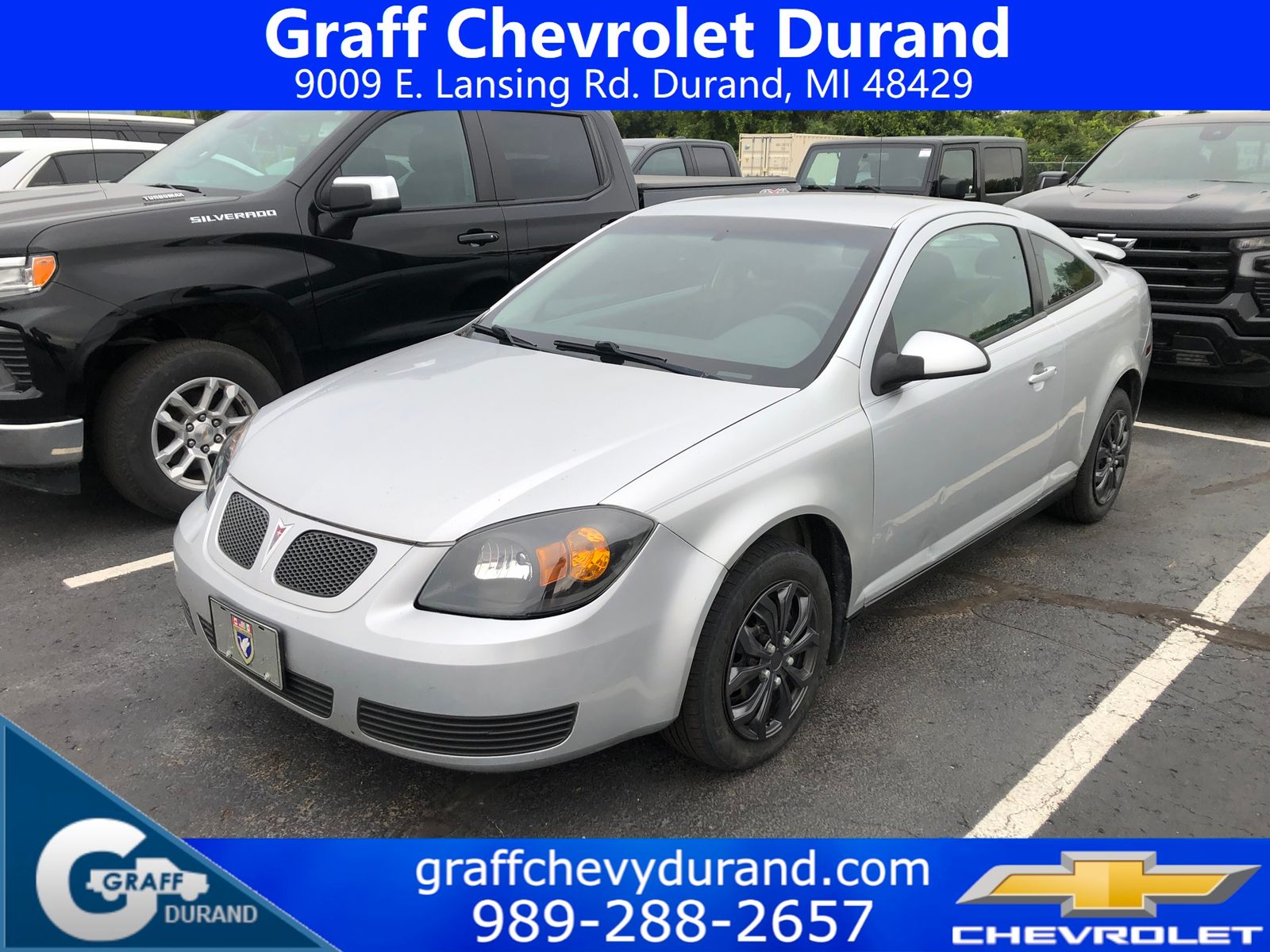 Titanium Metallic 2007 Pontiac G5 Coupe Front-Wheel Drive 4-Speed Automatic Overdrive