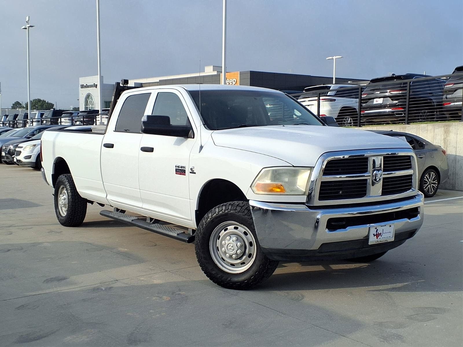 Bright White Clearcoat 2012 RAM 3500 Pickup Truck Four-Wheel Drive 6-Speed Automatic