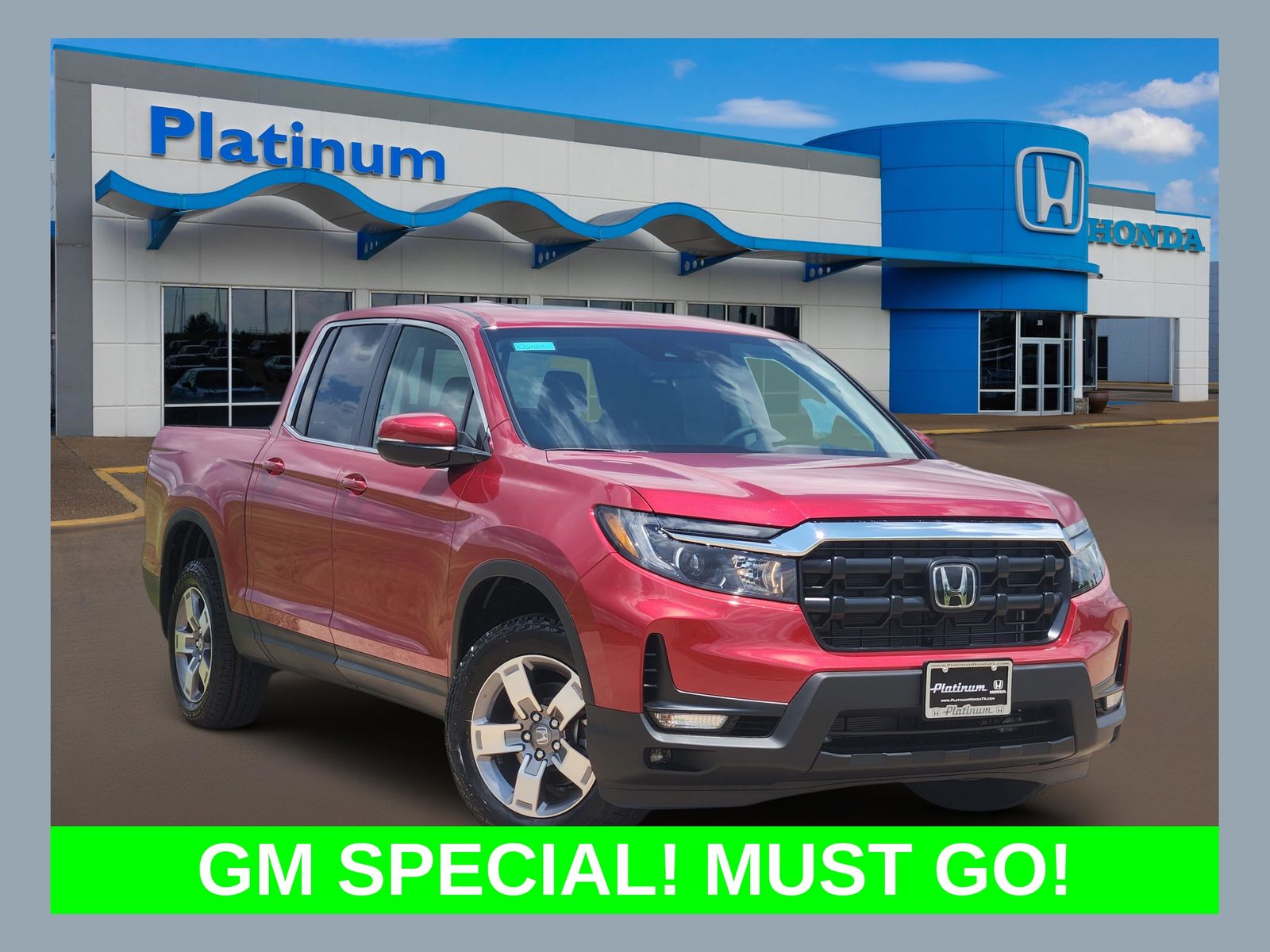 Radiant Red Metallic II 2026 Honda Ridgeline Pickup Truck All-Wheel Drive 9-Speed Automatic