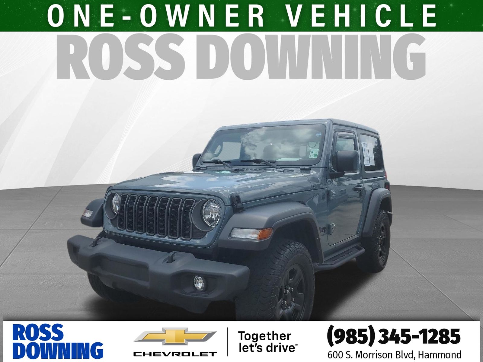 Anvil Clear Coat 2025 Jeep Wrangler SUV / Crossover Four-Wheel Drive 8-Speed Automatic