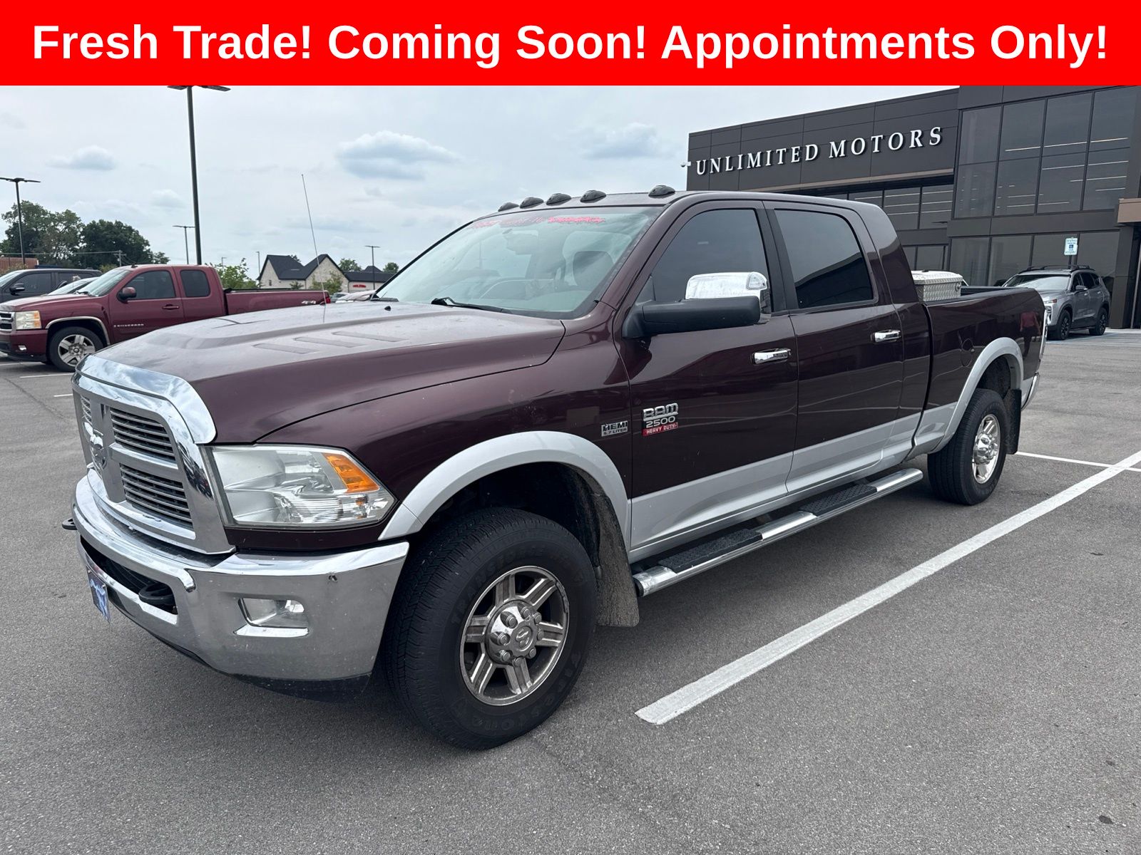 Deep Molten Red Pearlcoat 2012 RAM 2500 Pickup Truck Four-Wheel Drive 6-Speed Automatic