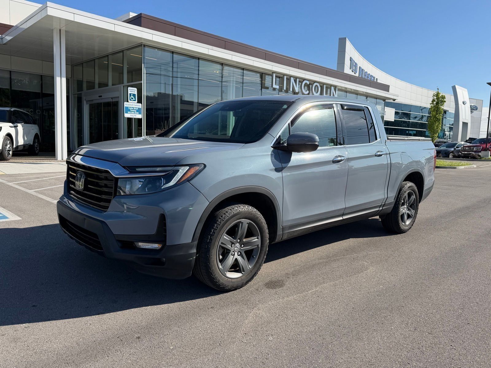 Gray Pearl 2023 Honda Ridgeline RTL-E AWD Pickup Truck All-Wheel Drive 9-Speed Automatic