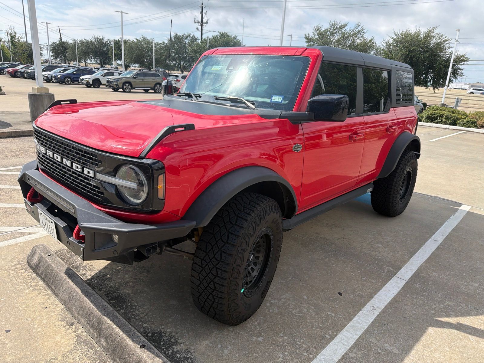 Race Red 2021 Ford Bronco SUV / Crossover Four-Wheel Drive Automatic