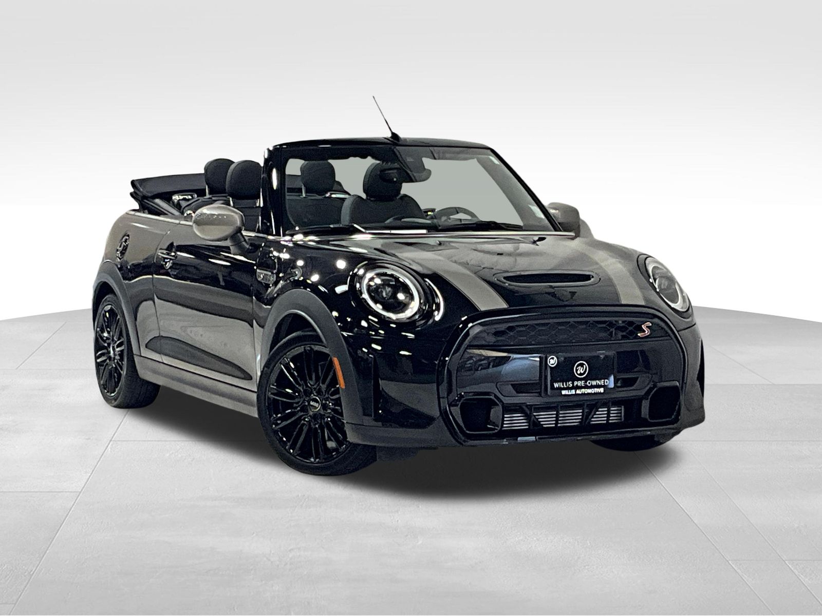 Midnight Black 2024 MINI Cooper Convertible Front-Wheel Drive 7-Speed Automatic