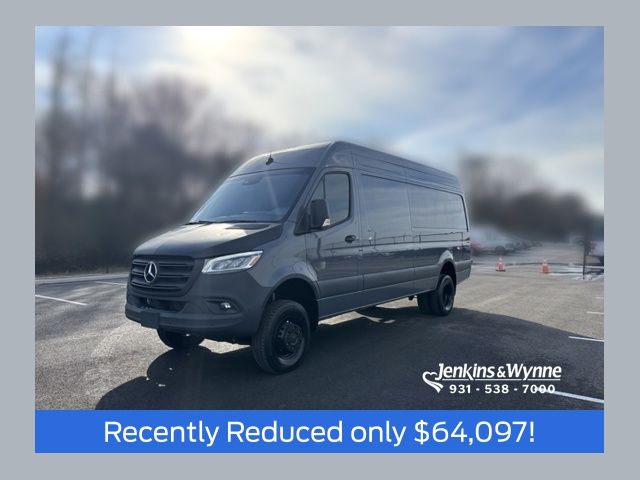 Graphite Gray 2024 Mercedes-Benz Sprinter Cargo 3500XD 170 High Roof AWD Van All-Wheel Drive 9-Speed Automatic