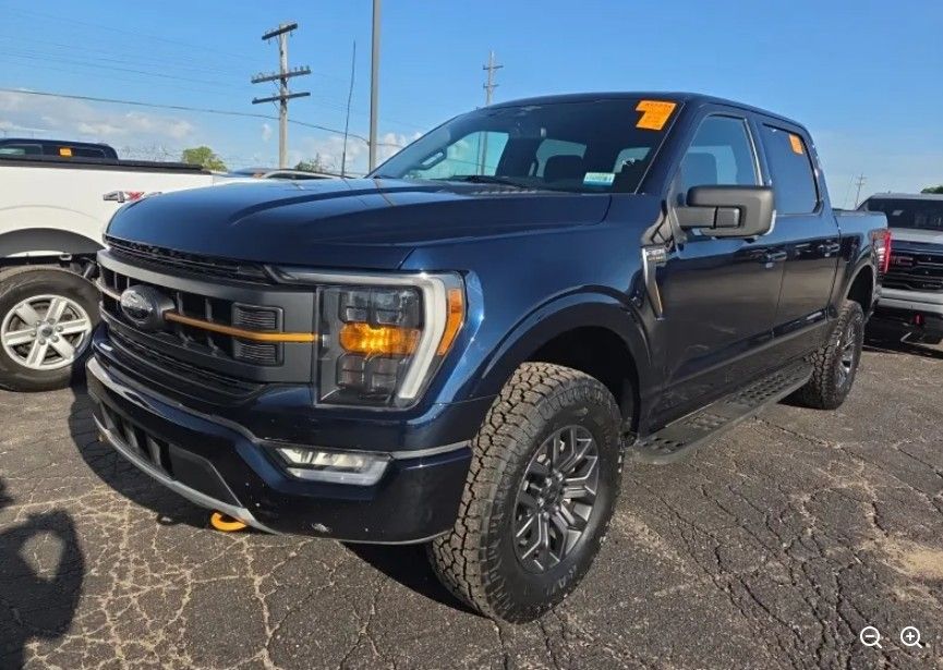 Antimatter Blue Metallic 2023 Ford F-150 Pickup Truck Four-Wheel Drive Automatic