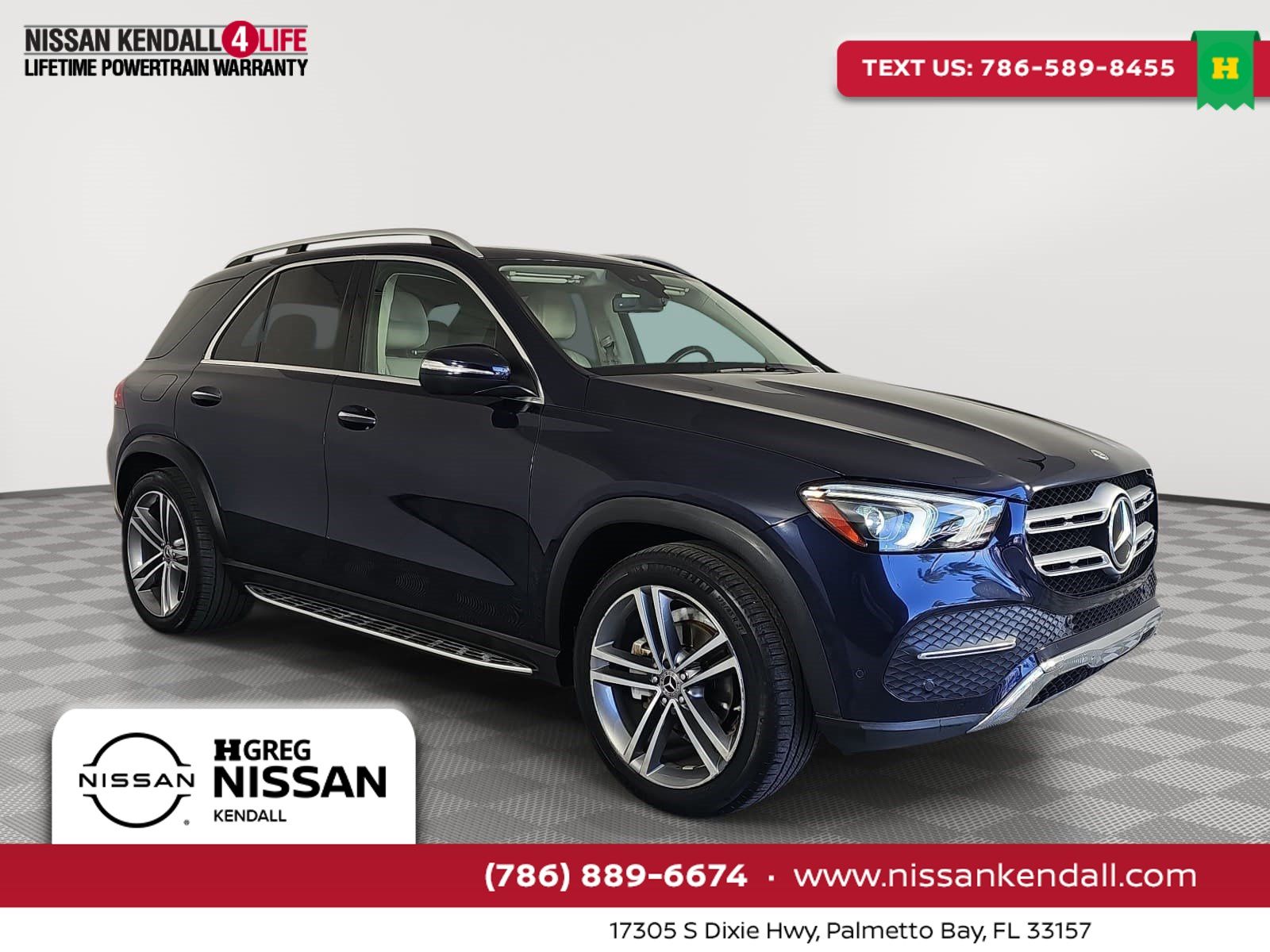 Blue 2021 Mercedes-Benz GLE SUV / Crossover Rear-Wheel Drive 9-Speed Automatic
