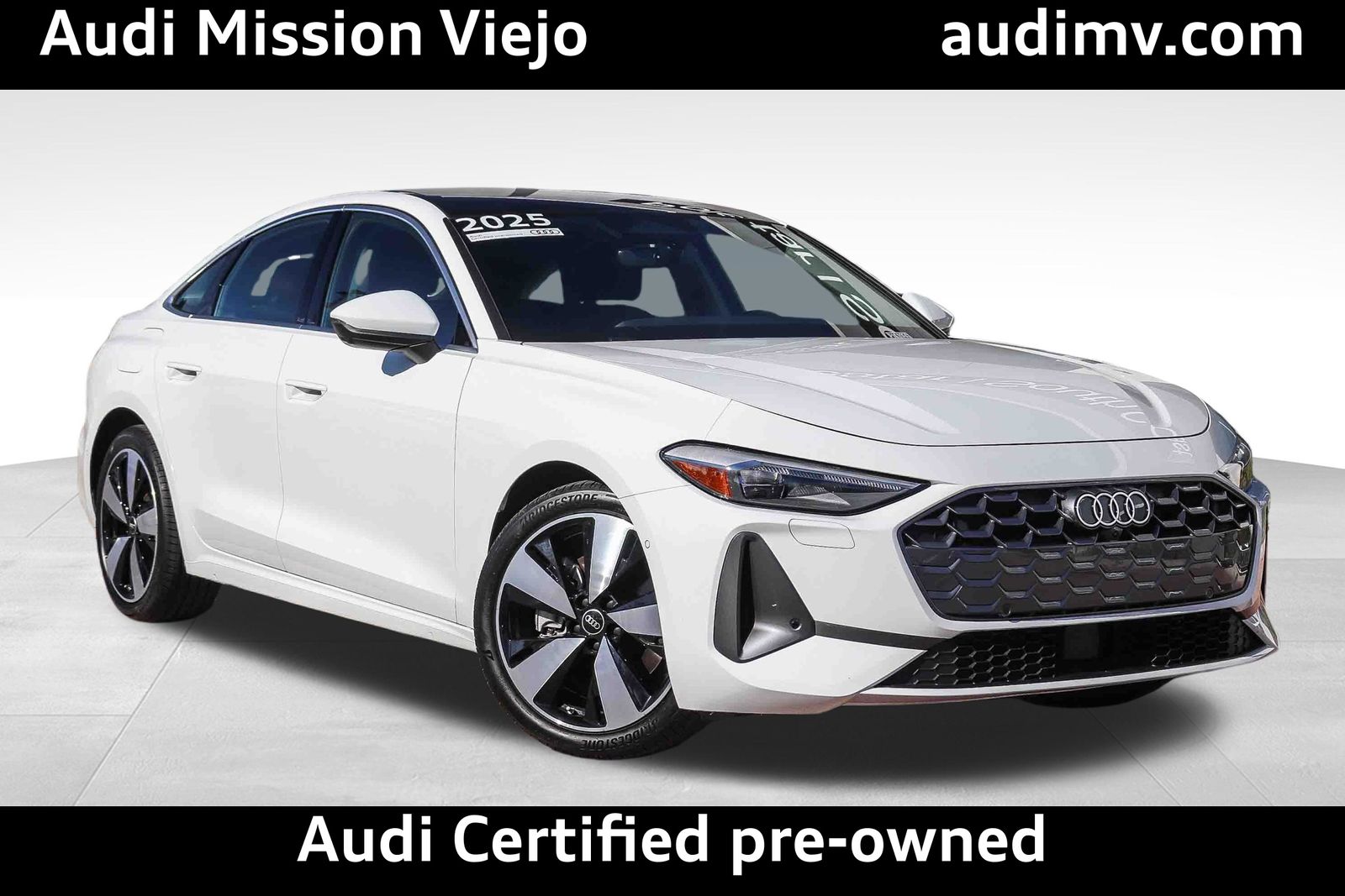 Arkona White 2025 Audi A5 Sedan All-Wheel Drive 7-Speed Automatic