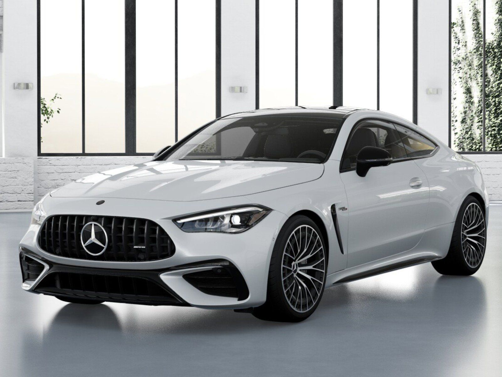 MANUFAKTUR Moonlight White Metallic 2026 Mercedes-Benz CLE AMG CLE 53 4MATIC Coupe All-Wheel Drive 9-Speed Automatic