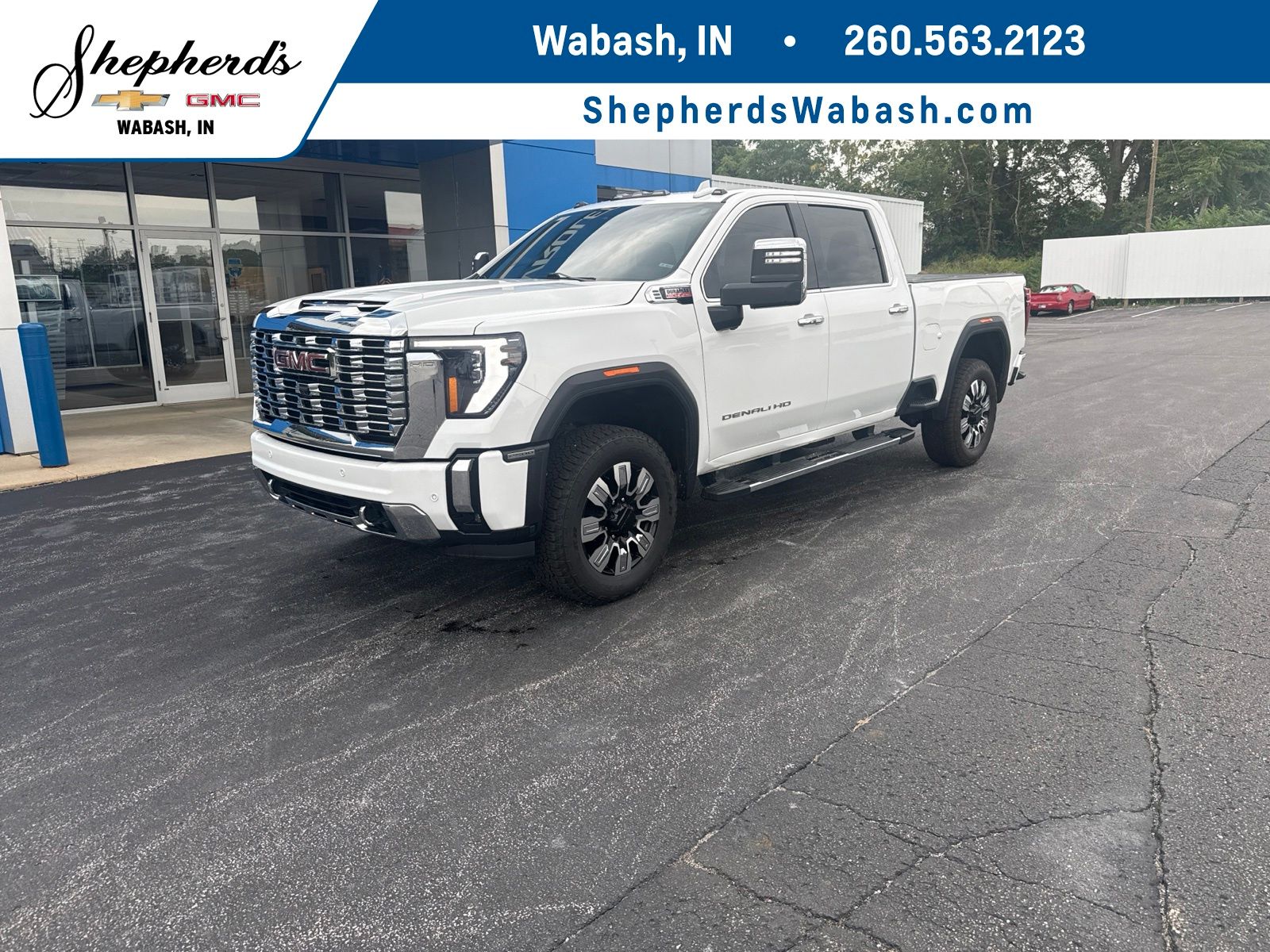 Summit White 2025 GMC Sierra 2500HD Pickup Truck Four-Wheel Drive Automatic