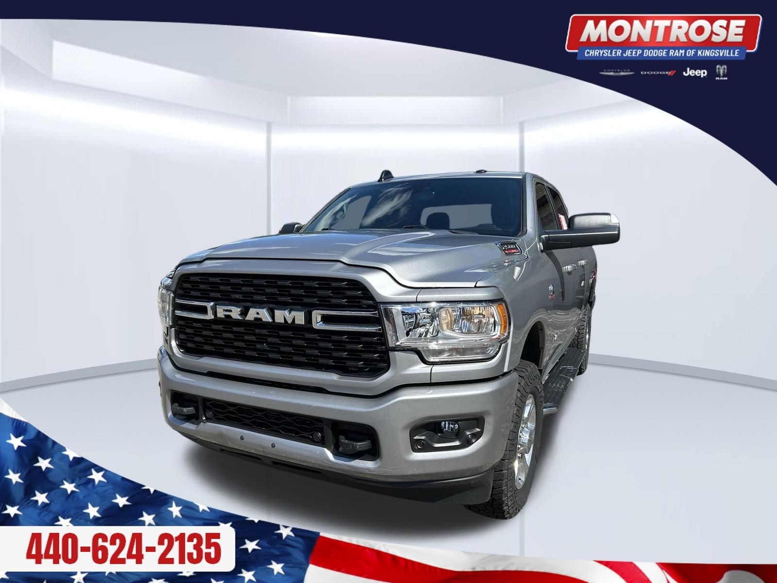 Billet Silver Metallic 2022 RAM 2500 Pickup Truck Four-Wheel Drive 6-Speed Automatic