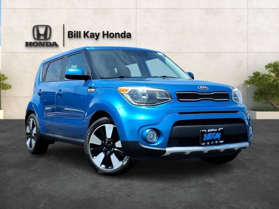 Caribbean Blue 2018 Kia Soul Wagon Front-Wheel Drive 6-Speed Automatic